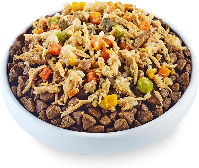 Applaws Taste Toppers, Grain-Free Dog Food Topper, Limited Ingredient, Chicken & Beef Liver with Pumpkin, Carrots & Peas in Broth (12 x 5.5oz Cans)