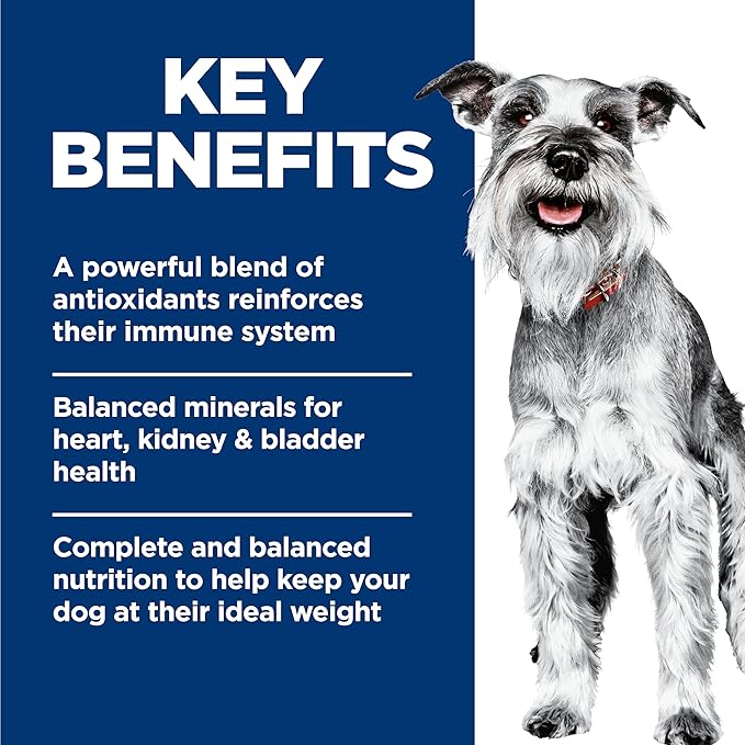 Hill's Science Diet Small & Mini, Senior Adult 7+, Small & Mini Breeds Senior Premium Nutrition, Wet Dog Food, Chicken & Barley Loaf, 5.8 oz Can, Case of 24