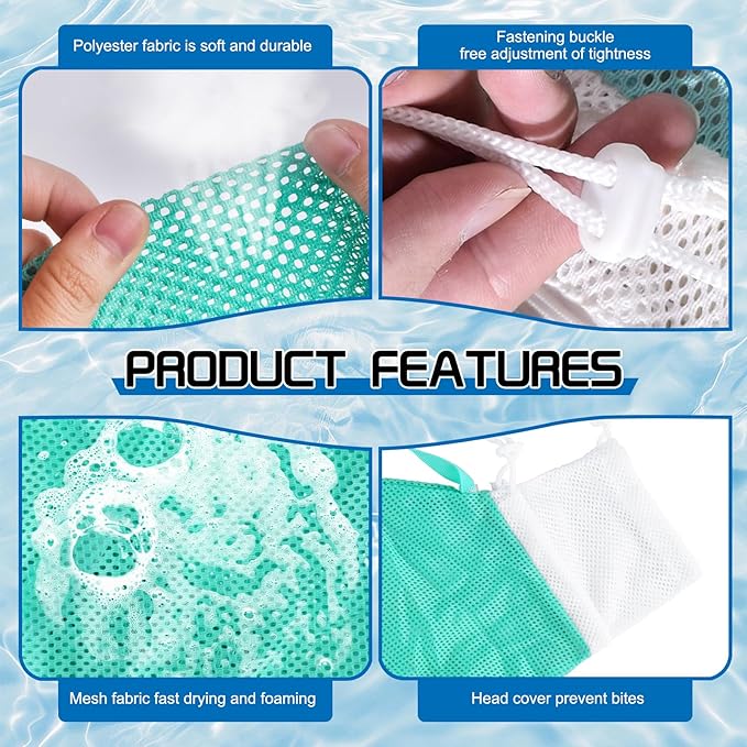 Cat Bathing Bag, Cat Shower Net Pet Bag, Cat Grooming Washer Mesh Bag, Adjustable Breathable Multifunctional Anti-Bite and Anti-Scratch Restraint Bag with Pets Nail Clippers for Cat's Bathing