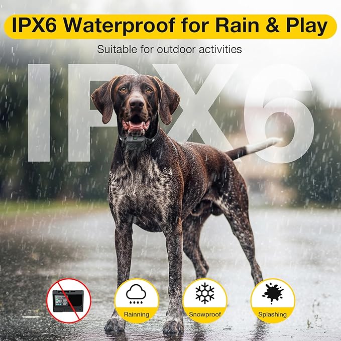 AOZOOM 3-in-1 Wireless Dog Fence System-Training, Safe Zone & Blocker Modes,Waterproof Dog Collar, Dog Electric Fence Wide Remote Range Indoor Outdoor