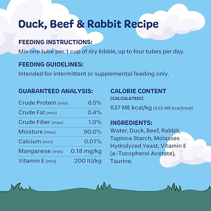 Good Boy Protein Purees Variety Pack Dog Food Mixers for All Adult Dogs, 90 Count, Easy Single-Serve Triple Flavor Topper Treats with Chicken, Salmon, Duck, Beef and Rabbit