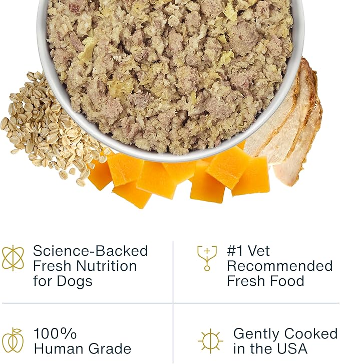 JustFoodForDogs Metabolic Human Grade Dog Food, Fresh Frozen, RX, Vet Recommended 18 oz (Pack of 7)
