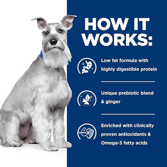 Hill's Prescription Diet i/d Low Fat Digestive Care Rice, Vegetable & Chicken Stew Wet Dog Food, Veterinary Diet, 12.5 oz. Cans, 12-Pack