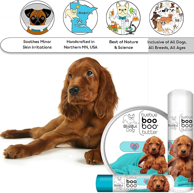 The Blissful Dog Irish Setter Boo Boo Butter, 0.15 Ounce