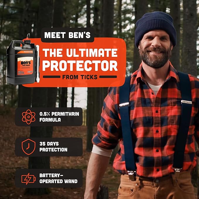 Ben's - Tick Fence Backyard Tick Control Spray - 2 Pack