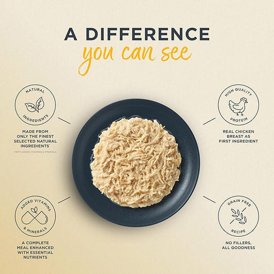 Reveal Entrées Natural Wet Cat Food, Grain-Free with Added Vitamins & Minerals, Carrageenan-Free and High Protein, Variety Selection in Broth (12 x 2.47 oz cans)