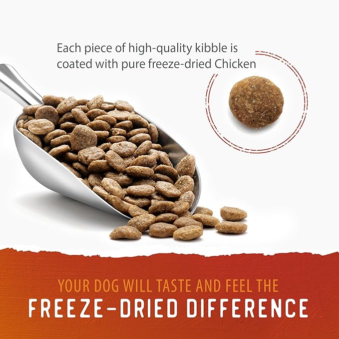Caledon Farms Freeze-Dried Coated Chicken Recipe Premium Dry Dog Food 3.9lb
