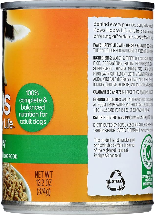 Prem TRK Bacon Dog Food, 13.2 Ounce