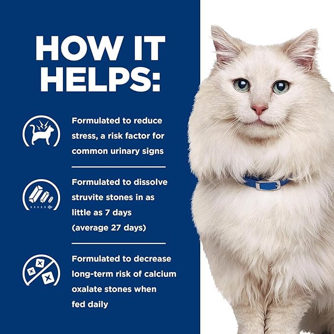 Hill's Prescription Diet c/d Multicare Stress Wet Cat Food, Tuna, 5.5 oz. Cans, 24-Pack