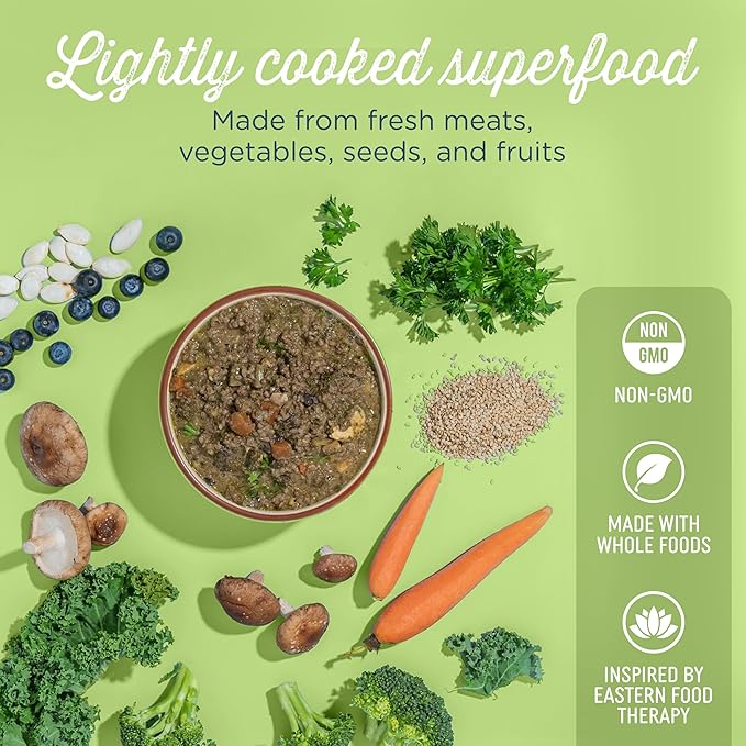 Side by Side Beef & Salmon Stew - Neutral Wet Dog Food & Dog Food Topper - Made with Nutrients & Whole Raw Ingredients - Human-Grade, No Artificial Additives or Fillers - USA Made (12.5 oz, 12-Pack)