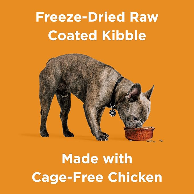 BIXBI Rawbble Freeze-Dried Raw Coated Dog Food, Chicken – Fresh Meat, No Meat Meals, Grain-Free – USA Made, 4 lbs
