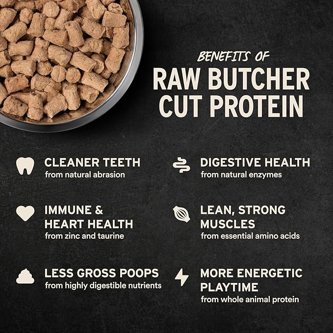 Vital Essentials Freeze Dried Cat Food, Raw Turkey Soft Nibs | Complete Meal or Topper | 99% Turkey, Organs & Bone | Limited Ingredient, High Protein, Grain Free Dry Cat Food | 12 oz Bag