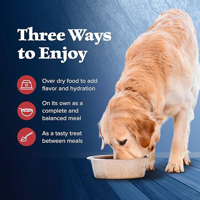 Blue Buffalo Wilderness Wolf Creek Stew High-Protein & Grain-Free Hearty Beef in Gravy Wet Dog Food, 12.5-oz can, 3 Count