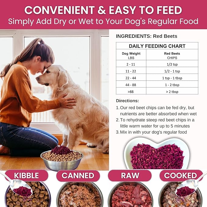 Olewo Starter Bundle Original Carrots & Red Beets Dog Food Toppers – Fiber for Dogs, Digestive Support, Anti Itch, Whole Food Multivitamin - 1lb Each (2lbs Total)