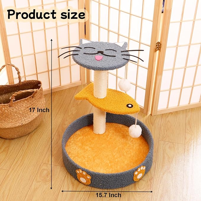 Cat Scratching Posts Cat Tree House Cat Scratching Post Cute Cat Scratcher Cute Scratching Post Cat House in One Blue