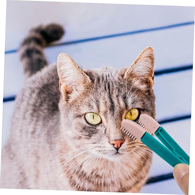 Supple Kitten Comb Cat Grooming Brush Cleaning Brush for Cat Tear Stains