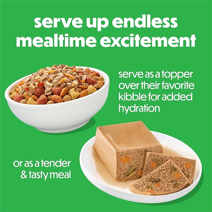 Purina Beneful Freshly Prepared Classics Turkey Dinner with Sweet Potatoes and Green Beans Pate Dog Food - 9.5 oz Carton (Pack of 6)