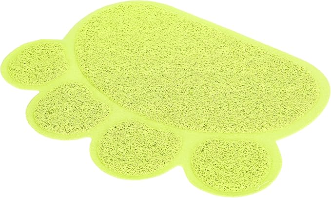 Cat Litter Tray, PVC Dog Mat Antislip Shape Pet Puppy Non Slip Box Liners Feeding Bowl Placemat Supplies for Cats and Dogs (Claw Shape)