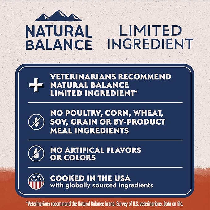 Natural Balance Limited Ingredient Small Breed Adult Wet Dog Food, Sweet Potato & Salmon Recipe for Sensitive Stomachs - 3.5oz Cups (Case of 12)
