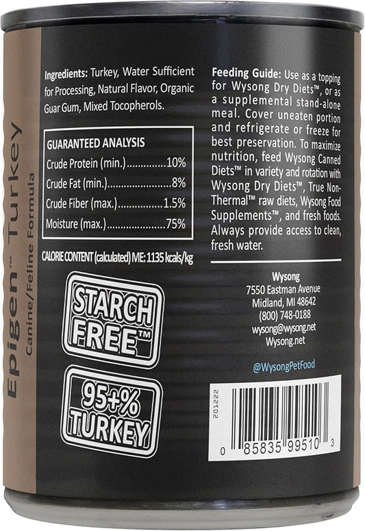 Wysong Epigen™ Turkey Canned Dog & Cat Food