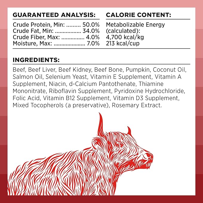 BIXBI Liberty Freeze-Dried Dog Food Topper & Treats, Beef – 98% Meat & Organs, No Refrigeration – USA Made, 26 oz