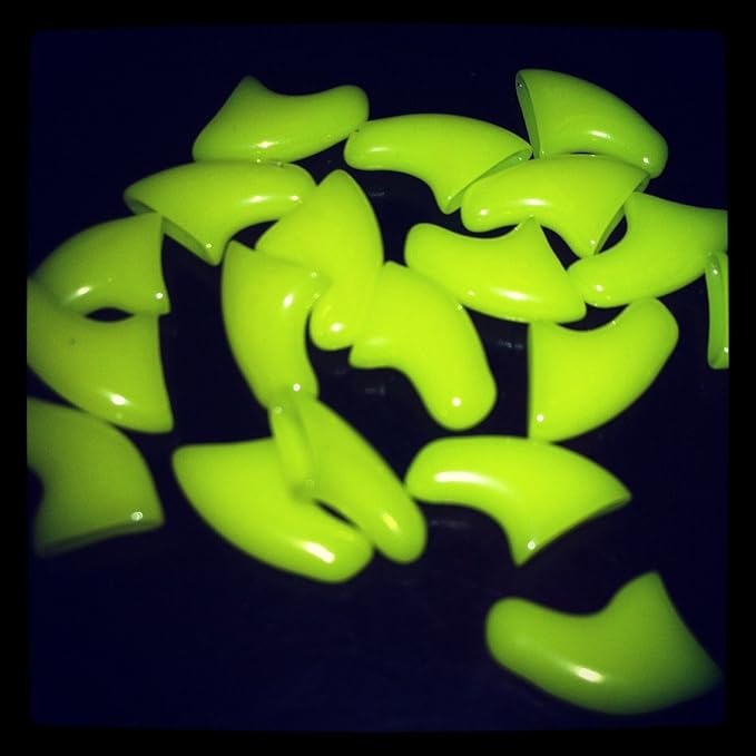 HDP Kitty or Doggy Nails Caps Size:Large Color:Glow in The Dark