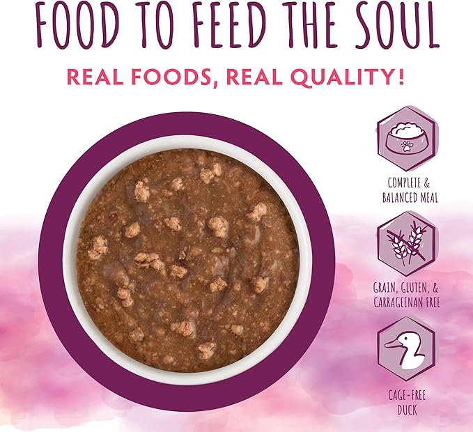 Soulistic Moist and Tender, Duck Dinner in Gravy, 5.5oz Can, Pack of 8