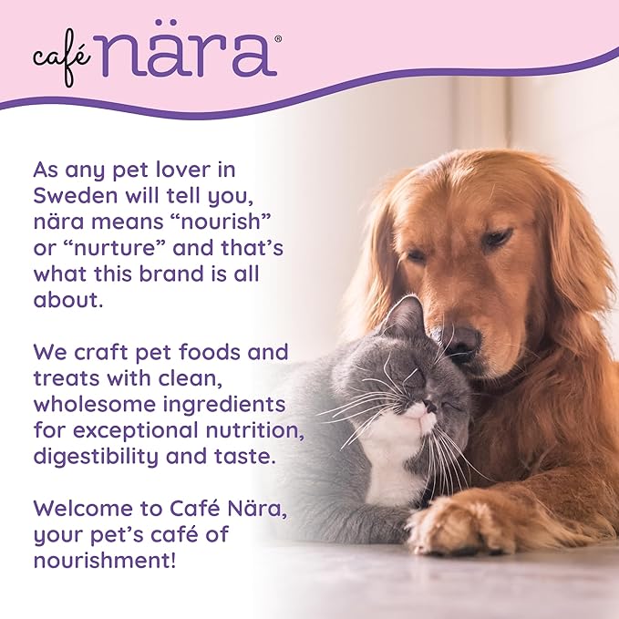 Café Nara Air Dried Dog Food, Beef Recipe, Complete Meal, Food Topper, or Treat, Made in USA for All Breeds and Ages, 3 lb Bag