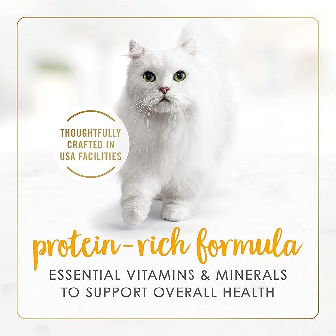 Purina Fancy Feast Grilled Wet Cat Food, Grilled Chicken & Beef Feast in Gravy, Wet Cat Food with No Artificial Preservatives or Colors, 3 OZ Can (Pack of 12)