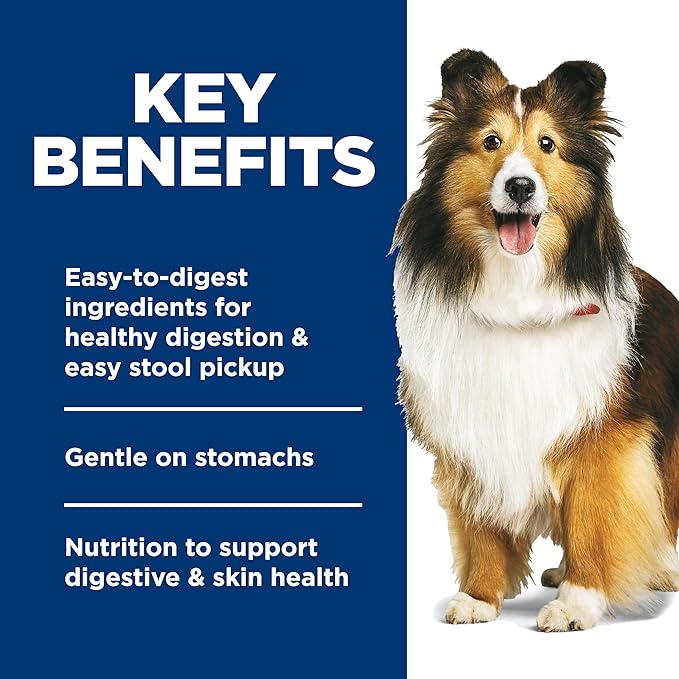 Hill's Science Diet Sensitive Stomach & Skin, Adult 1-6, Stomach & Skin Sensitivity Support, Wet Dog Food, Variety Pack: Chicken, Turkey Stew, 2.8 oz Pouch, Case of 12