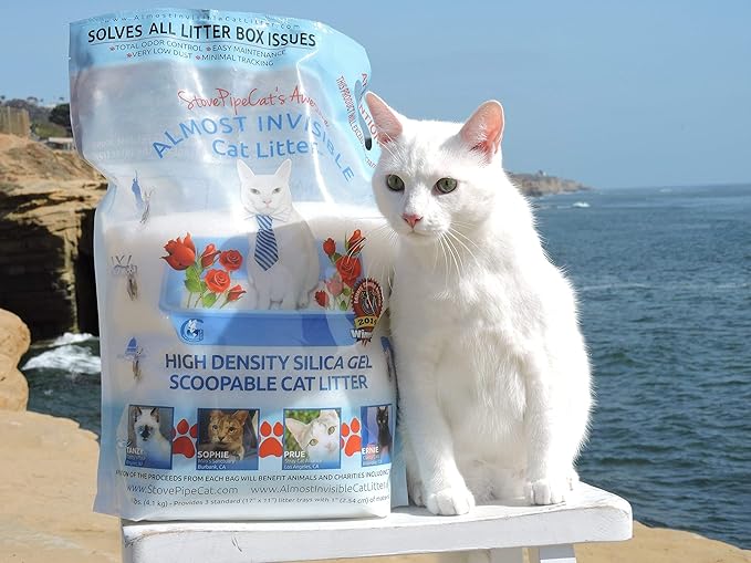 StovePipeCat's Awesome Almost Invisible Cat Litter (9 Pounds)