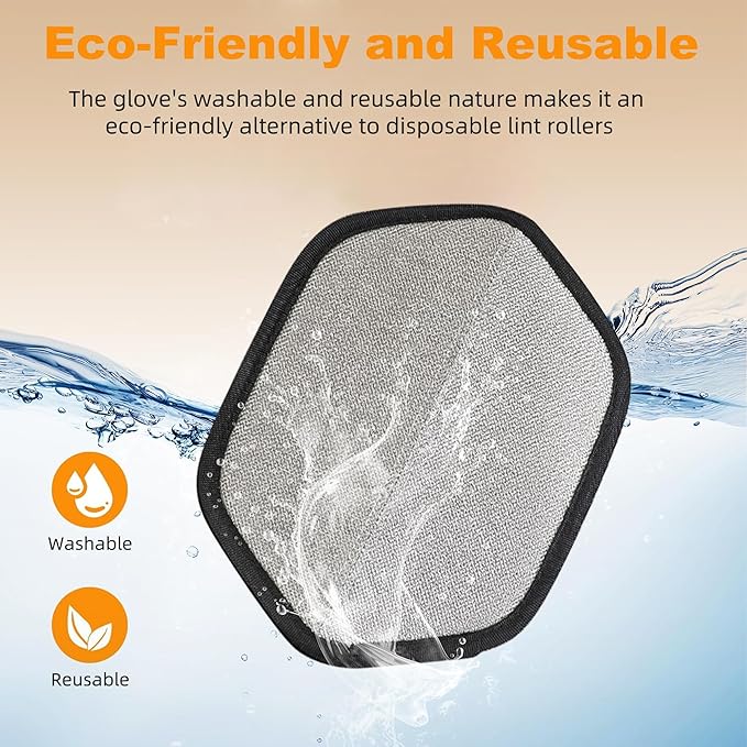 2 Pcs Pet Hair Removal Glove for Dogs Electrostatic Pet Gloves Hair Removal for Cats Animal Fur Grooming Mitt Reusable Magic Brush Hair Remover Tool for Carpet, Clothing, Laundry, Couch, Car Seat