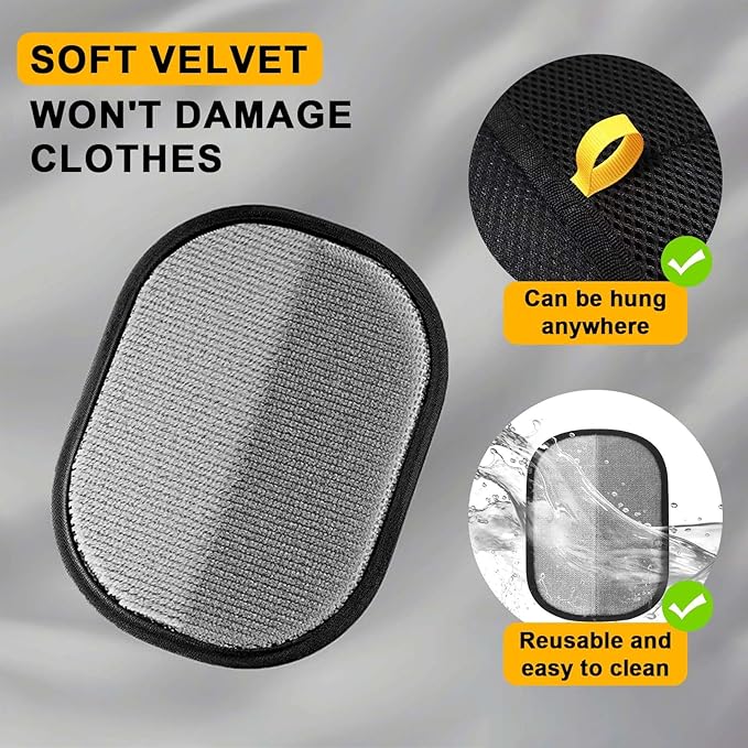 Static Hair Removal Gloves Reusable Pet Hair Removal Tools Efficient Cleaning Suitable for Cats and Dogs Grooming