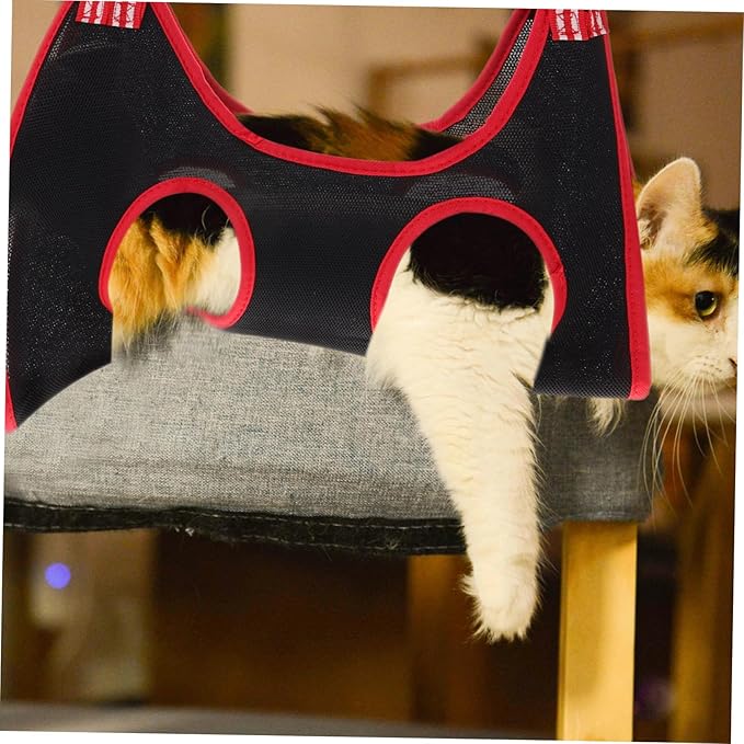 TOYANDONA Grooming Hammock for Pets Breathable Nail Trimming Sling for Dogs and Cats Foldable Design Easy to Clean Comfortable and Durable Grooming Tool