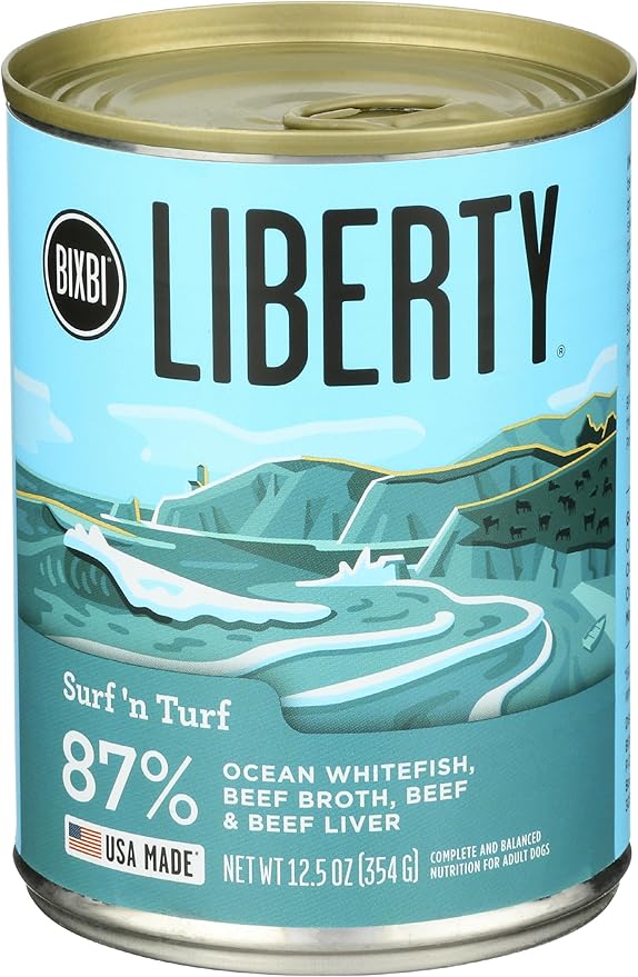Bixbi Surf 'n Turf Wet Dog Food, 12.5 OZ