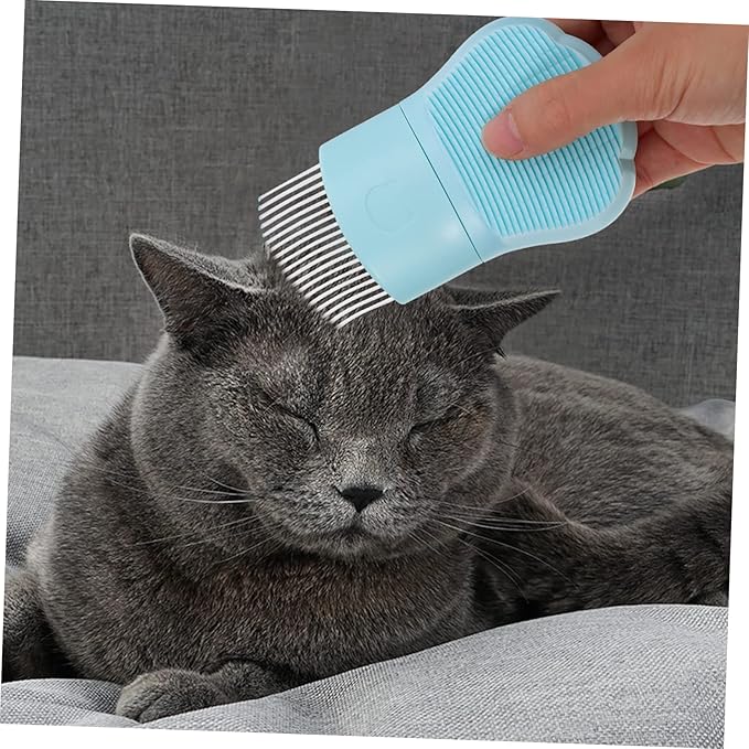 VICASKY PET Comb for Cats Adjustable Cat Grooming Brush Massage Function PET Hair Remover and Dematting Tool Ergonomic Design for Easy Use