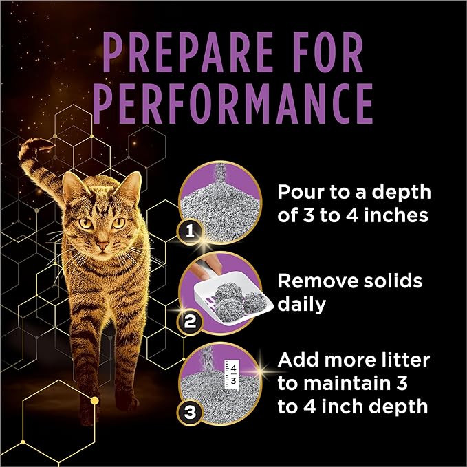 Purina Tidy Cats Performance Plus Tidy Feet Low Tracking Unscented Clumping Multi Cat Litter - 22 lb box