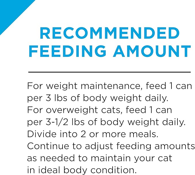 Purina Pro Plan Weight Control Pate Wet Cat Food,Specialized Weight Management Turkey & Rice Entree - 3 oz. Pull-Top Cans,(Pack of 48)