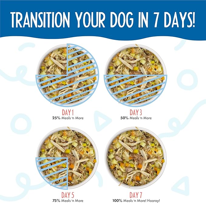 Weruva Meals 'n More Wet Dog Food, Doggie Duo Trial Variety Pack, 3.5oz Cup, Pack of 4
