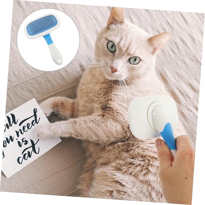 TOYANDONA 1Pc Pet Massage Comb Portable Grooming Tool for Cats Dogs Hair Removal Needle Comb Design for Daily Use Bathing for Pet Owners