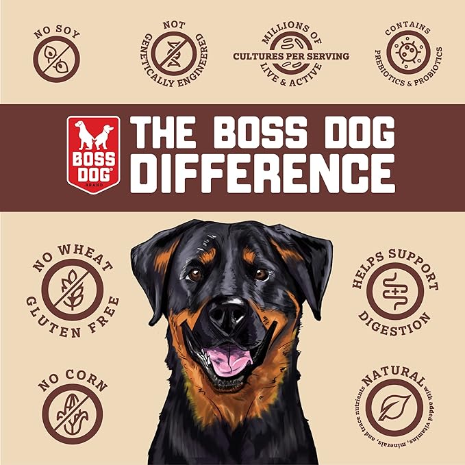 Boss Dog Complete & Balanced Freeze Dried Raw Diet for Dogs, Beef Recipe, 12 oz Bag (Bag of 2)