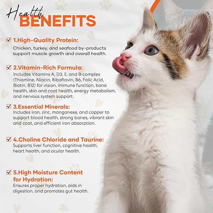 Scoochie Pet Products Chef Scoochie's Gourmet Wet Cat Food Variety Pack with Natural Poultry & Seafood Flavors - Tender Chunks in Gravy Cat, 16 Individual Pouches (3oz Each 8 Pouches of Each Flavor)