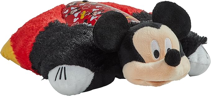 Pillow Pets Disney Mickey Mouse Sleeptime Lite Stuffed Animal Night Light