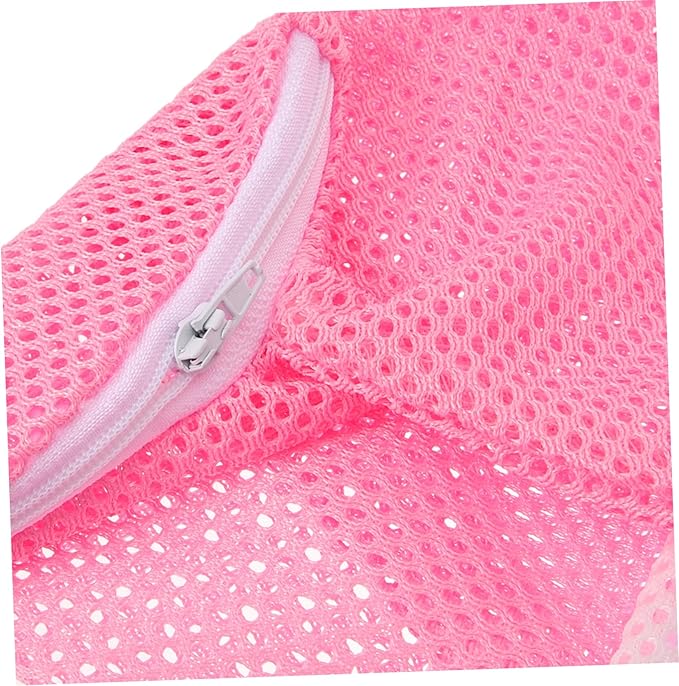 Hemoton Multi-Function Pet Bathing Bag for Cats Mesh Cat Grooming Bag Pull Rope Buckle Easy Bathing Supplies
