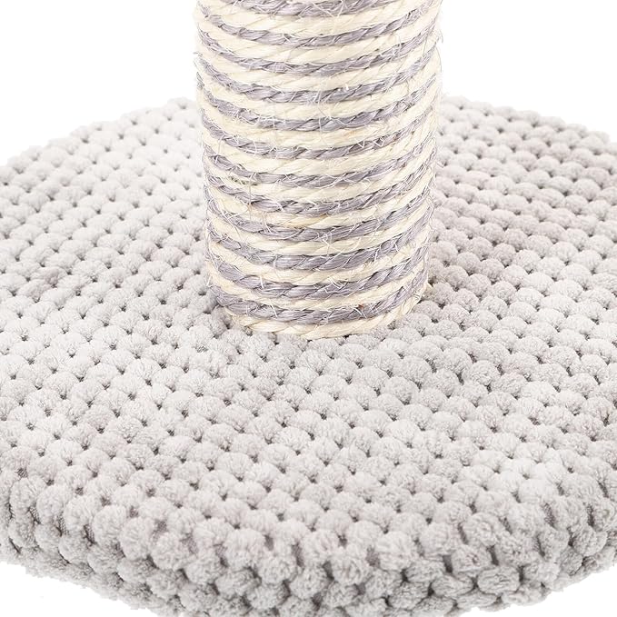 HEMOTON Elephant Shape Cat Scratching Post with Wear-Resistant Pole Small Size Vertical Scratcher for Indoor Kittens and Cats Pet Activity Furniture