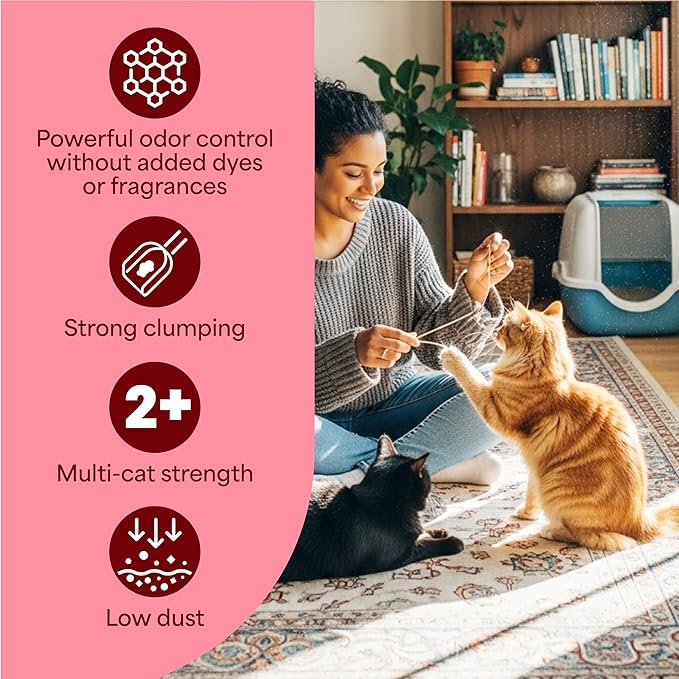 Fresh Step Clumping Cat Litter, Advanced, Unscented, 18.5 lbs (Package May Vary)