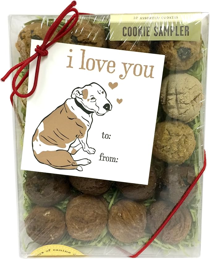 I Love You Box with Gift Tag Bubba Rose Dog Biscuits