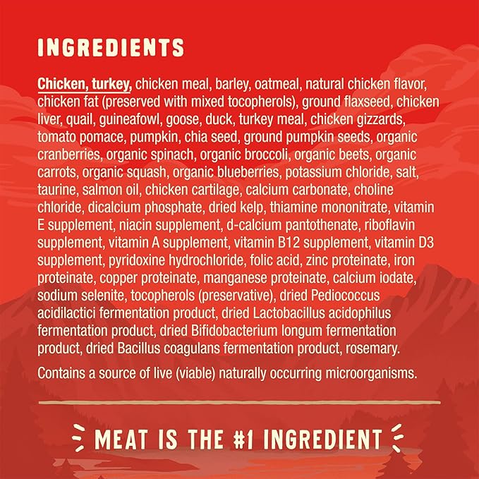 Stella & Chewy's Wild Red Dry Dog Food Raw Blend High Protein Wholesome Grains Prairie Recipe, 3.5 lb. Bag