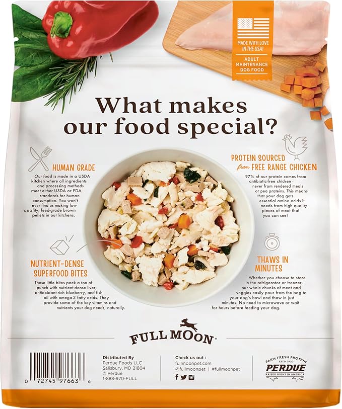 Full Moon® NAE Freshly Crafted Free Range Chicken Dog Food 64 OZ (Pack of 3)