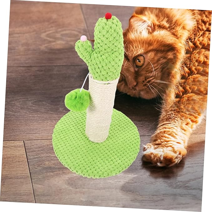 Cactus Shape Cat Scratching Post Vertical Cat Climber with Wear Resistant Material Safe Indoor Plaything for Kittens Promotes Health and Exercise Stylish Design for Home Decor